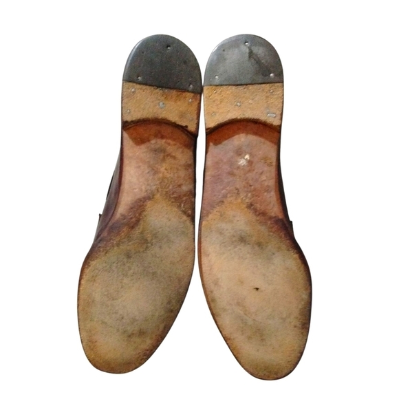 Salvatore Ferragamo Brown Slip-On Loafers main image 7